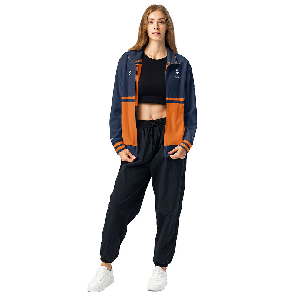 Thumbnail: TRAVELLER Maritime Sport Jacket - Navy - Orange