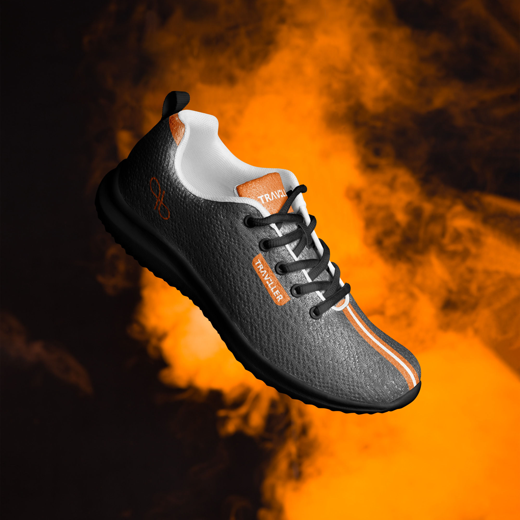 Women’s Traveller Storm - Charcoal Gray - Orange