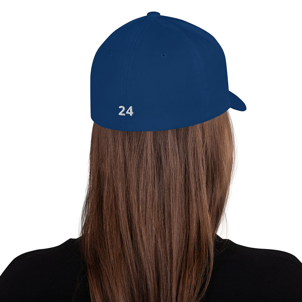 Thumbnail: GOAC Structured Twill Cap - Royal Blue & White