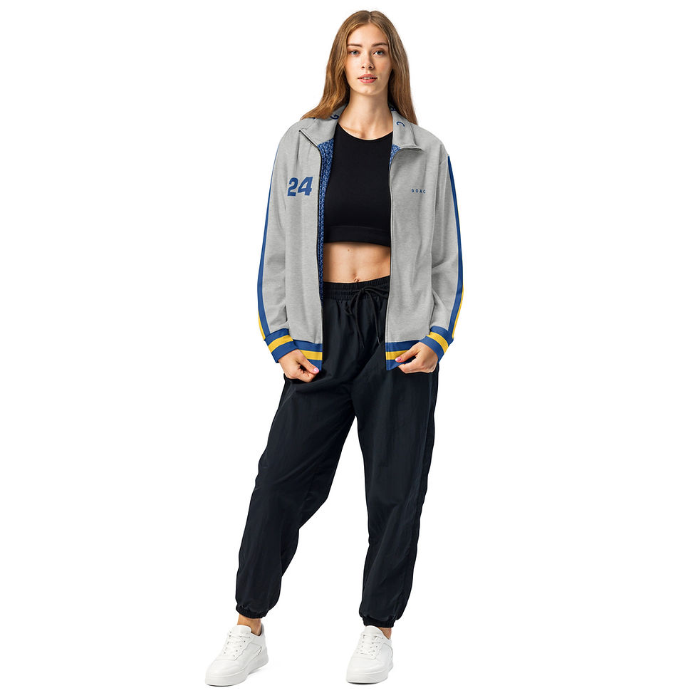Thumbnail: GOAC Sport Jacket - Heather Gray, Royal Blue & Yellow