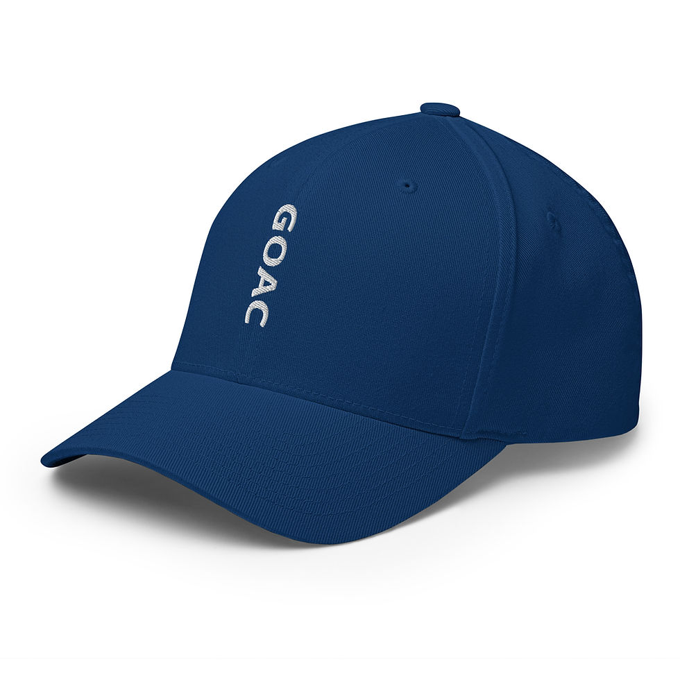 Thumbnail: GOAC Structured Twill Cap - Royal Blue & White