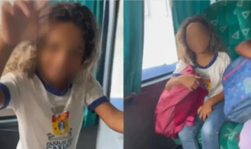 “Ele tocou minha vida” Menina conta com alegria que aceitou Jesus em ônibus escolar