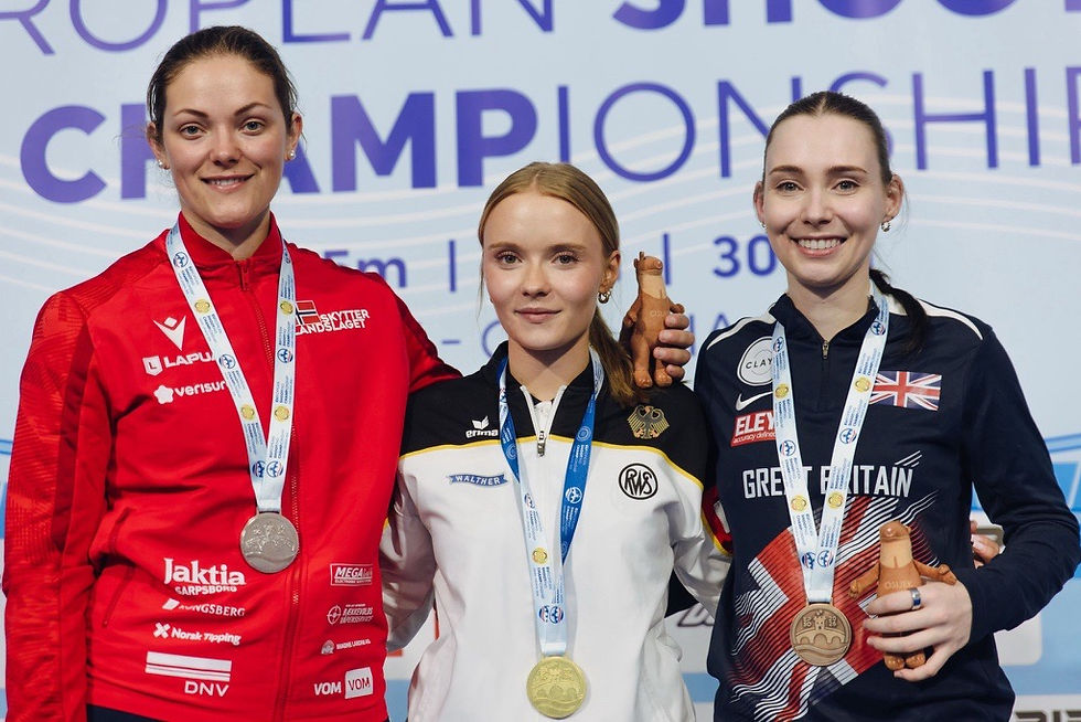 Ausrufezeichen unserer Sportschützinnen und -schützen bei den Europameisterschaften