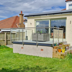 Glass Balustrade, Stainless steel, Edinburgh, Scotland