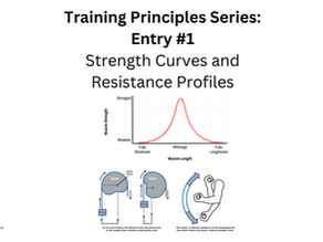 Training Principles Series: Strength Curves and Resistance Profiles