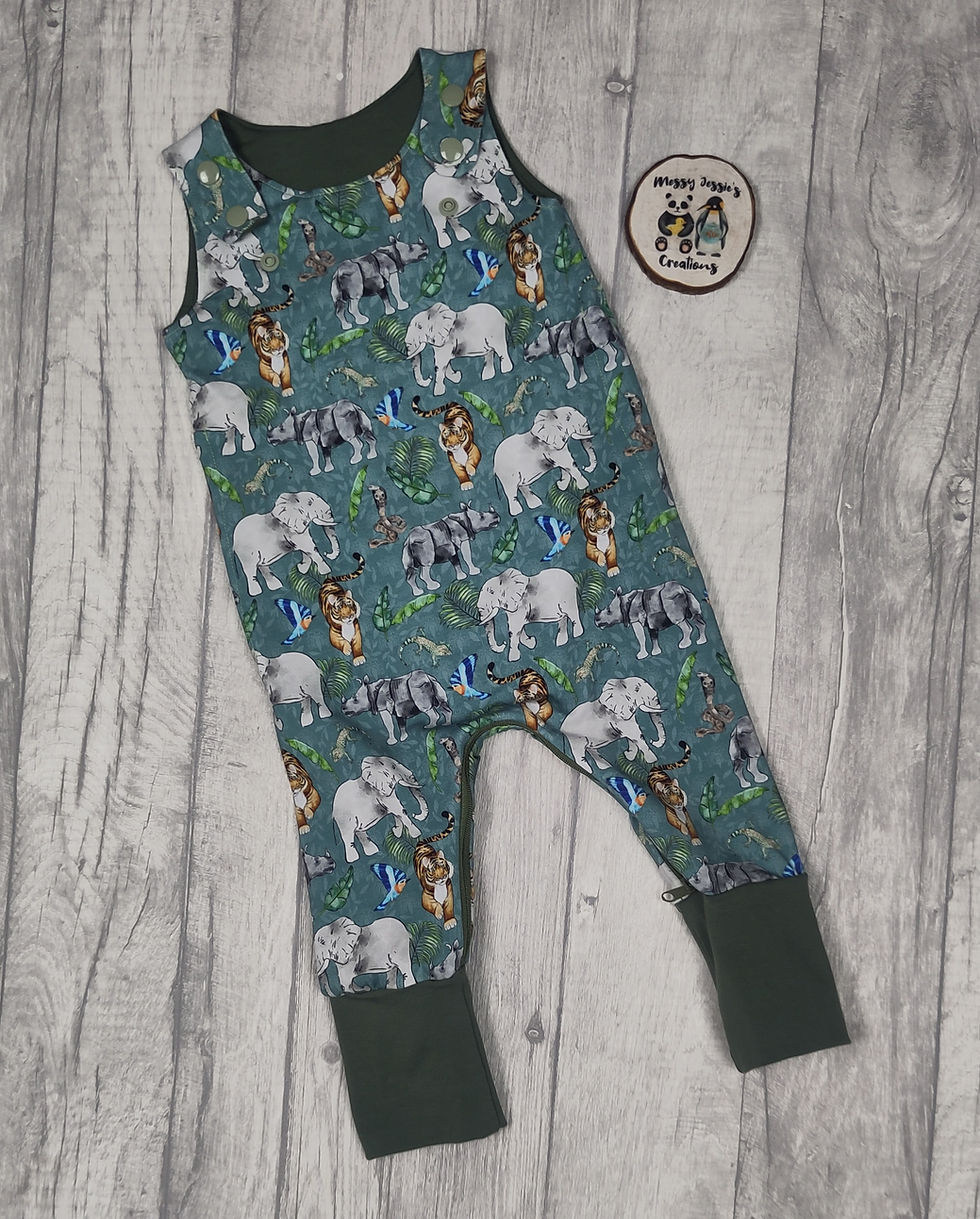 Thumbnail: GWM 3-12m romper Jungle