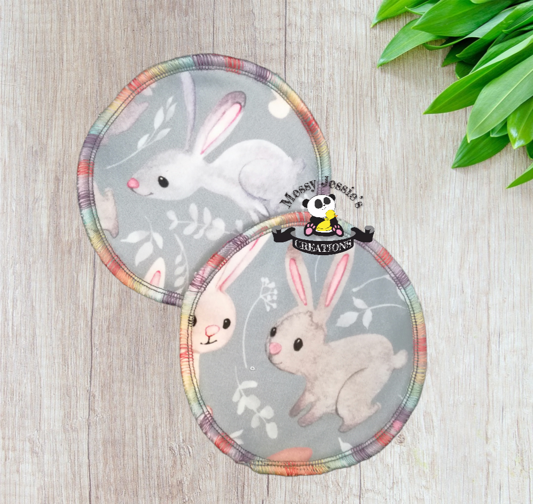 Breastpad Grey bunnies