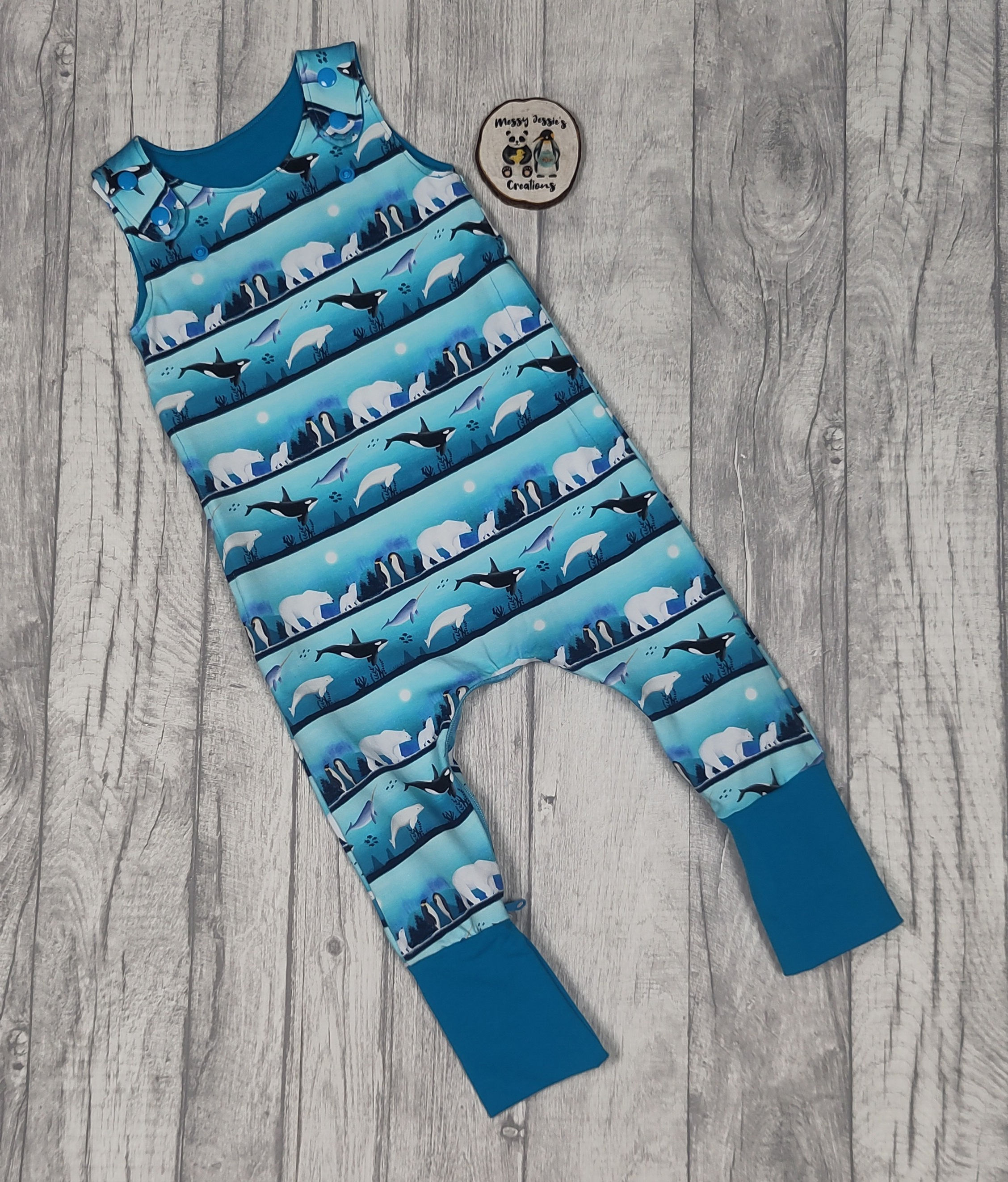 GWM 3-12m romper Arctic walk
