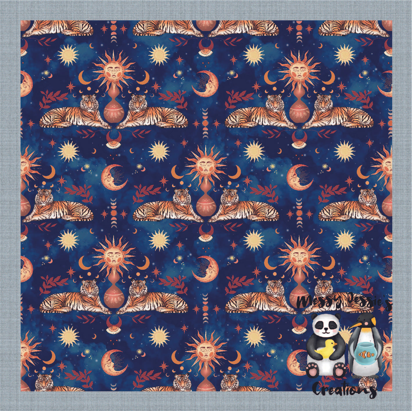 Celestial tiger blue Grow with me jumper/cardigans