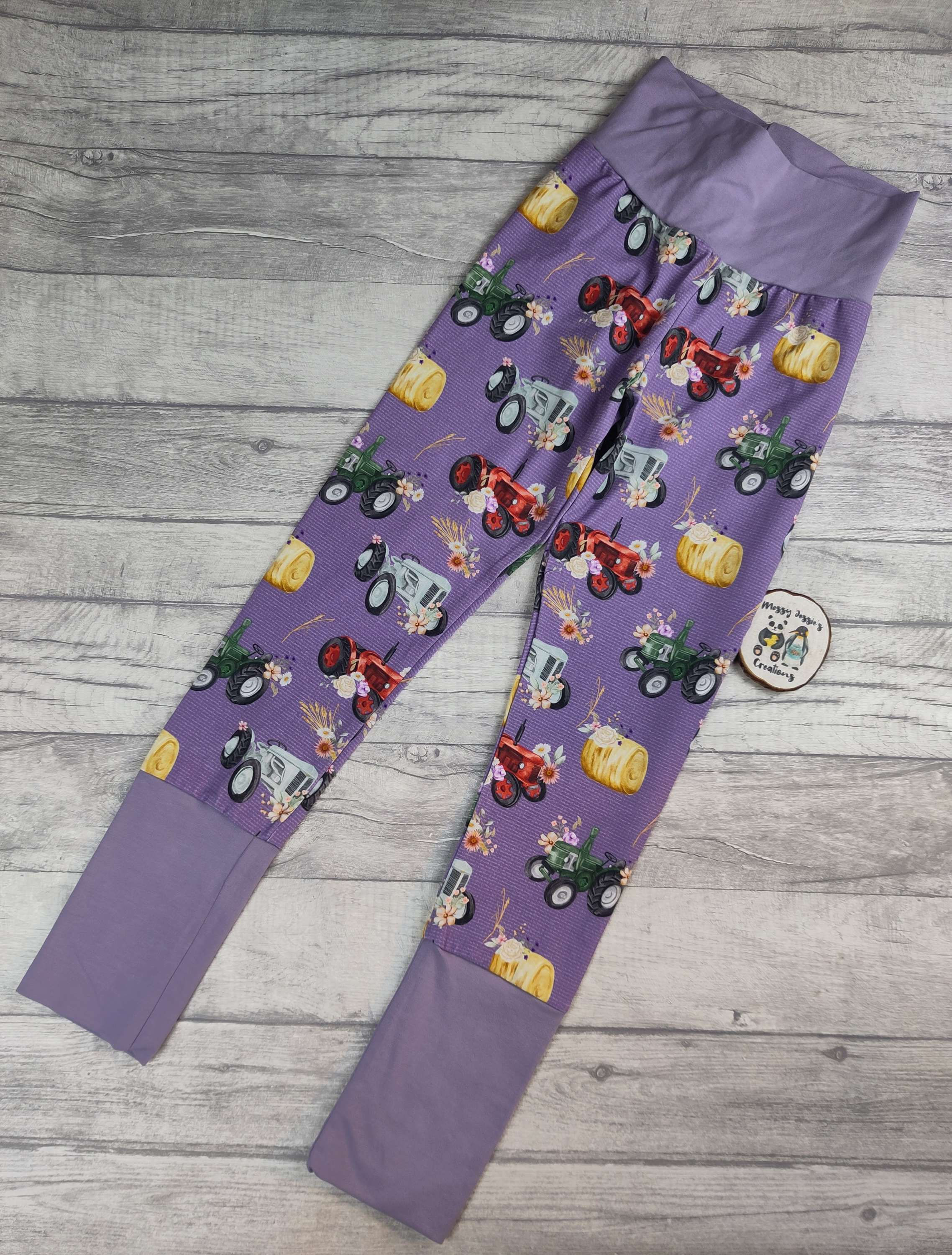 GWM 6-9 Years leggings Floral tractors
