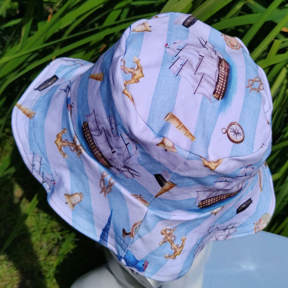 Thumbnail: Vintage Navy Hat 1-2 Yrs