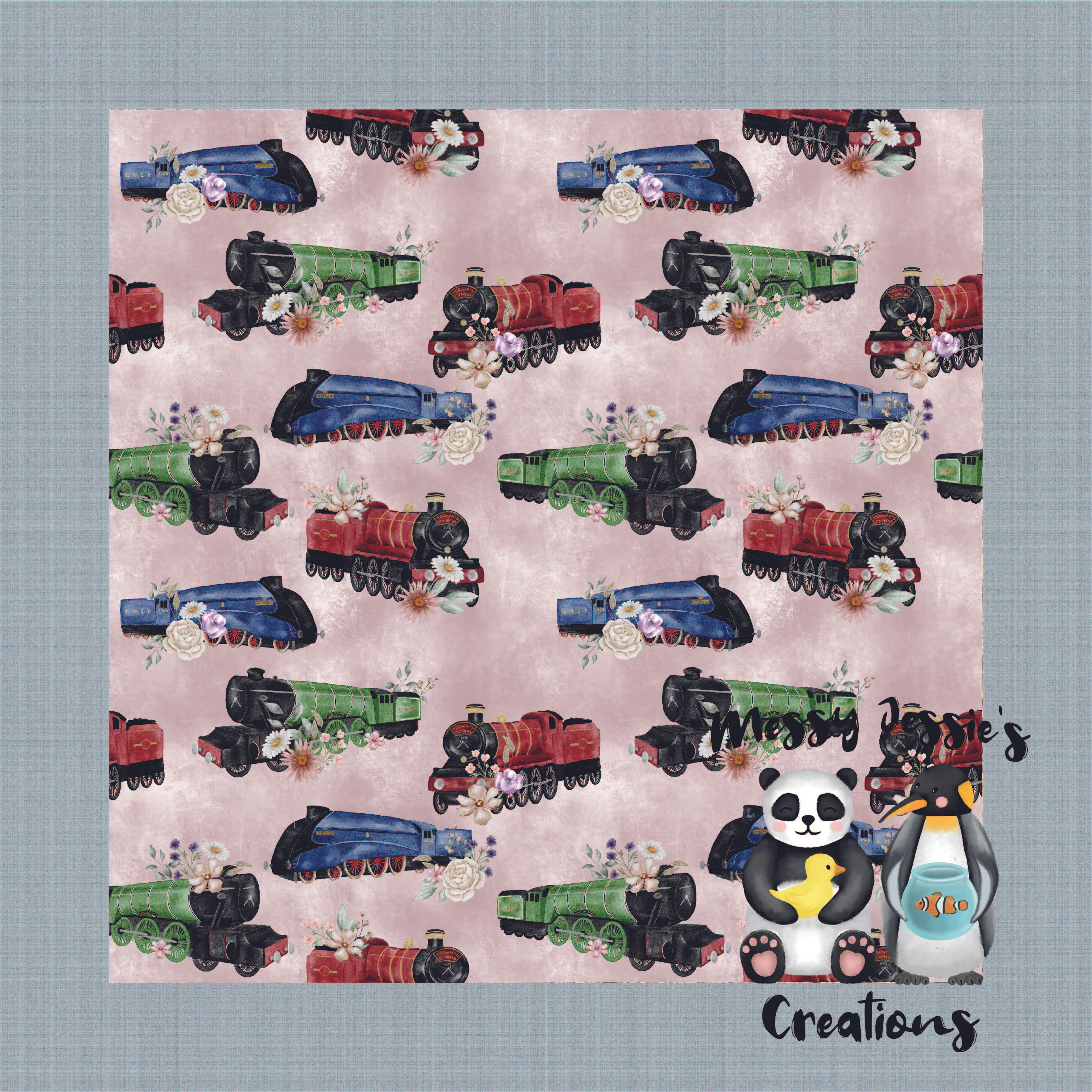 Floral trains pink Accessories pre-ordered 