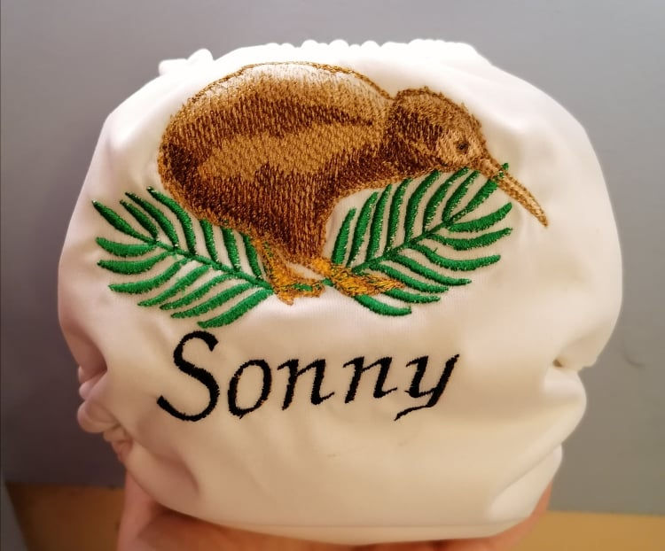Thumbnail: Custom Embroidery Nappy