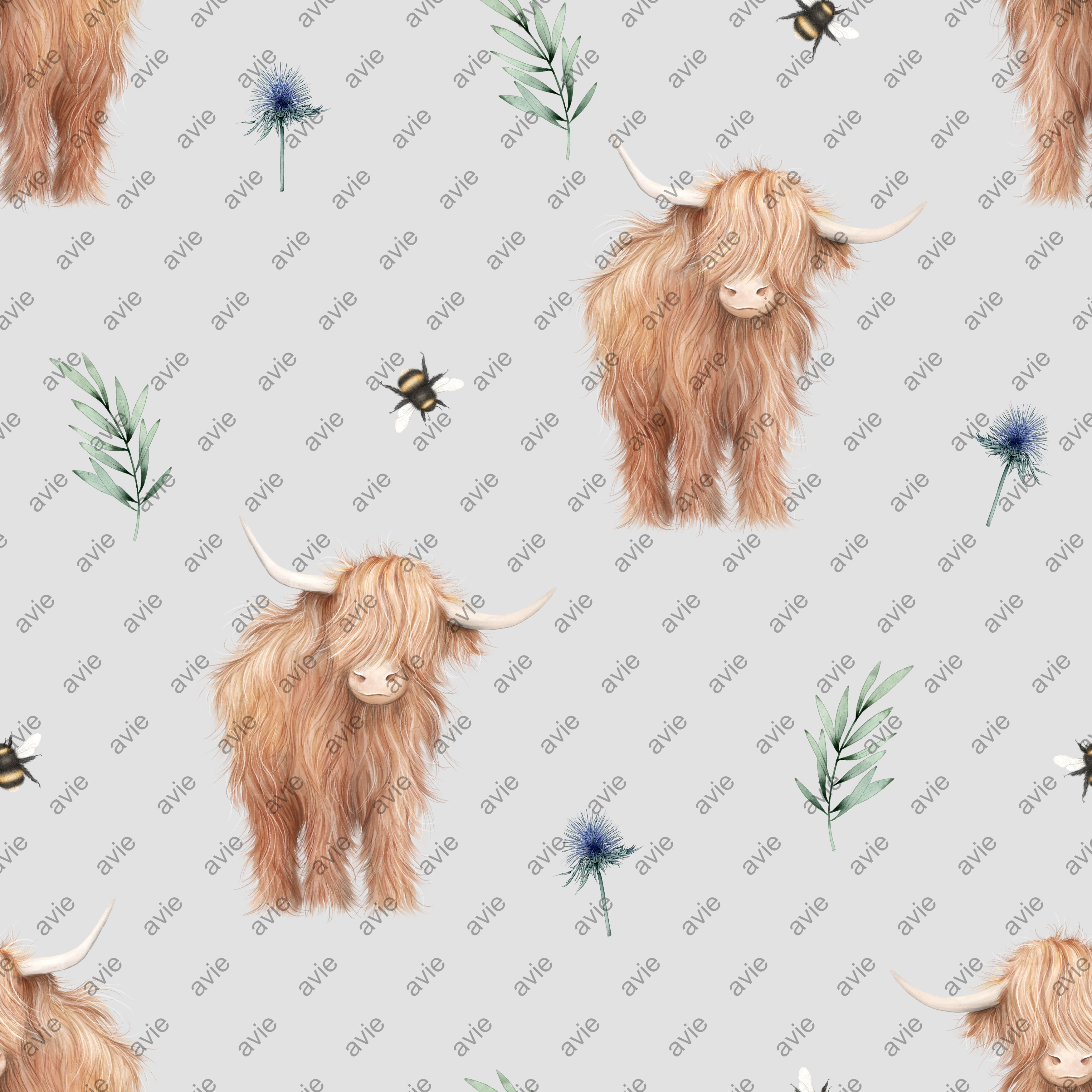 Highland cow thistle Dresses/skirts