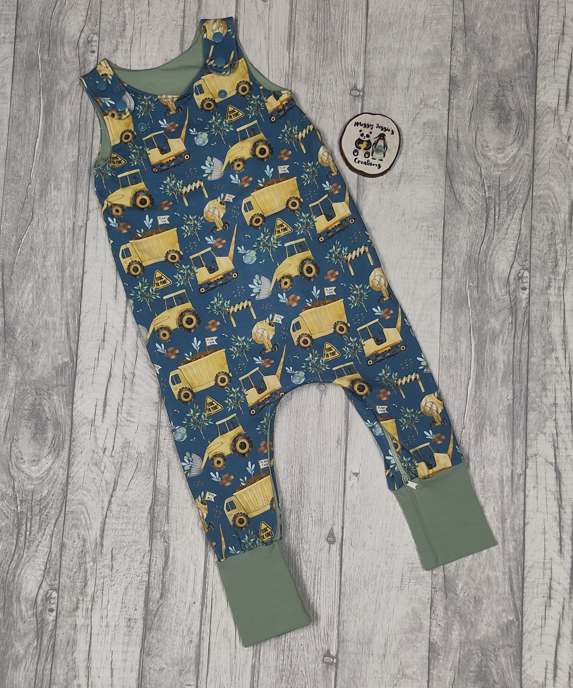 GWM 6-18m romper Fixing the planet