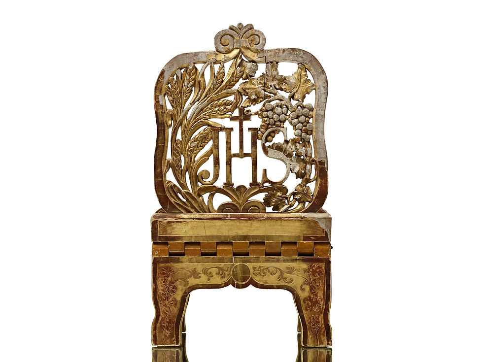 A Fabulous Antique French Book Stand, Hand Carved And Gilded, 1700’s