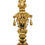 Thumbnail: A Grand French Baroque Candleholder, Hand Carved And Gilded Wood, 1700's