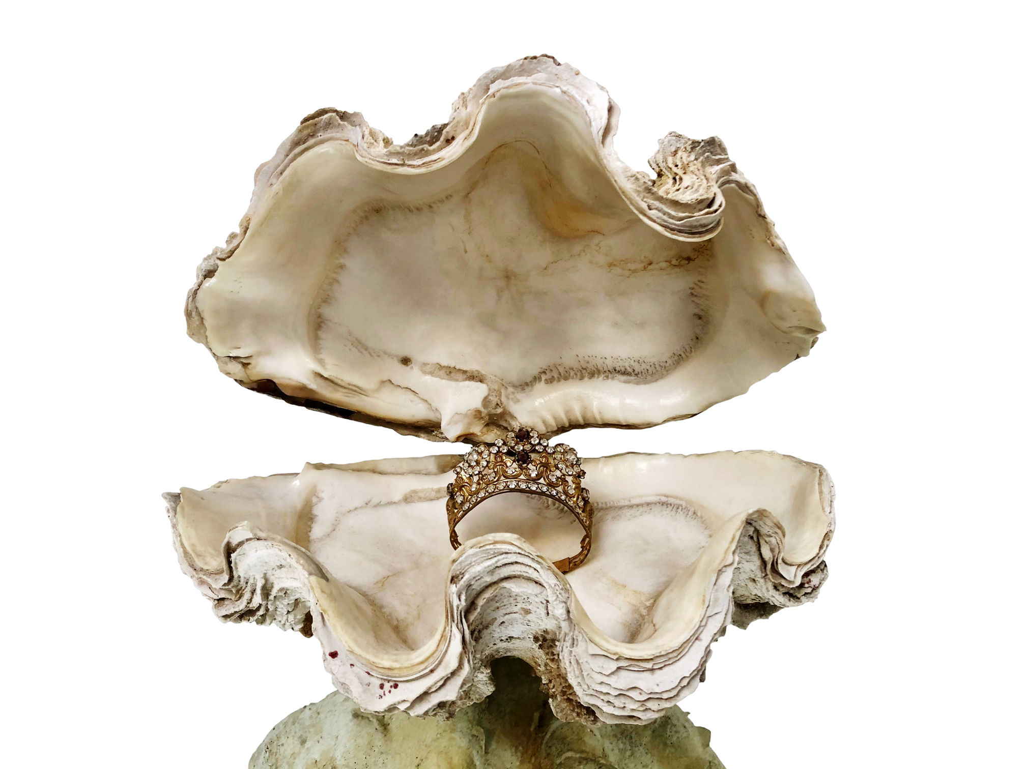 A Precious Antique French Santo's Crown, Crown Of Mary, 1850's
