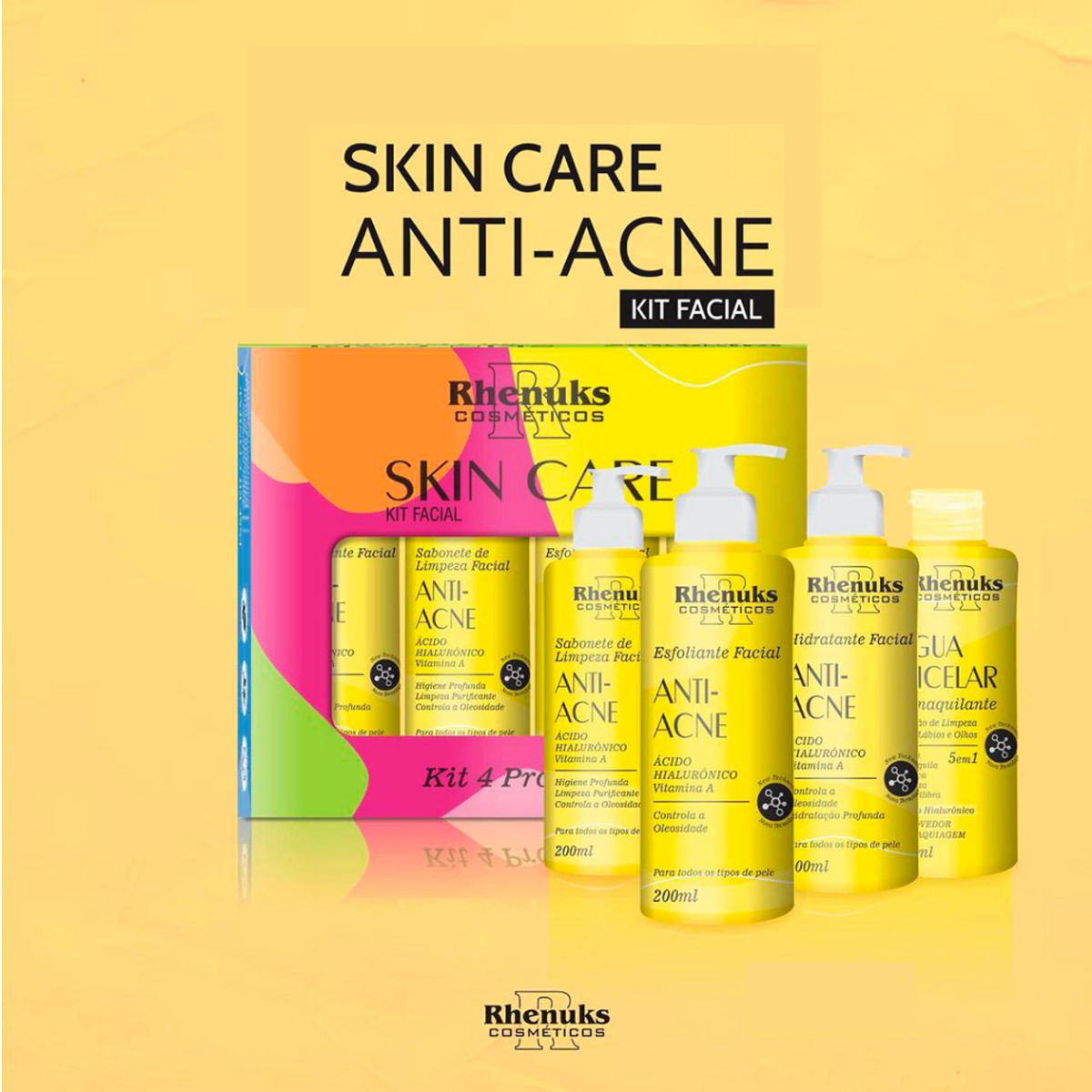 Kit Skin Care Anti- Acne Rhenuks