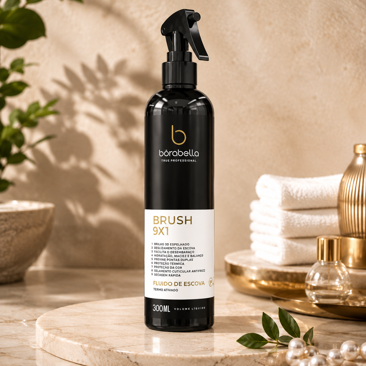 Borabella Brush 9x1 Fluído Finalizador 300ml - Alfa Casa e Beleza