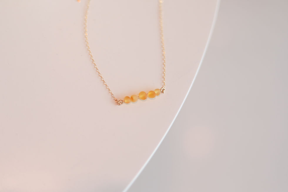 Miniatura: Amber Healing Necklace