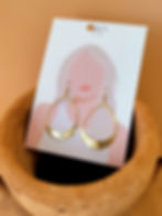 Miniatura: Hammered Teardrop Earrings 