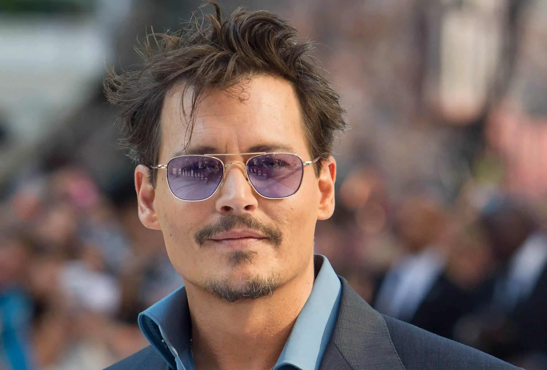 Johnny Depp with sunglasses