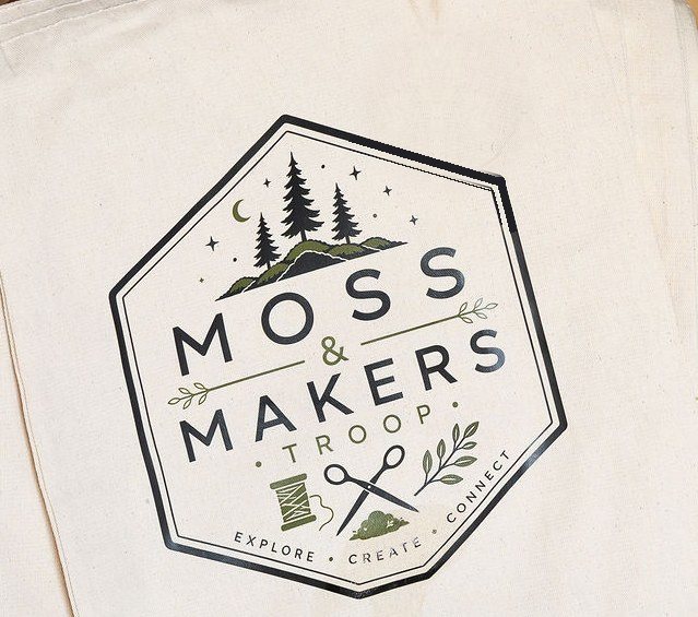 A Moss & Makers Troop tote bag