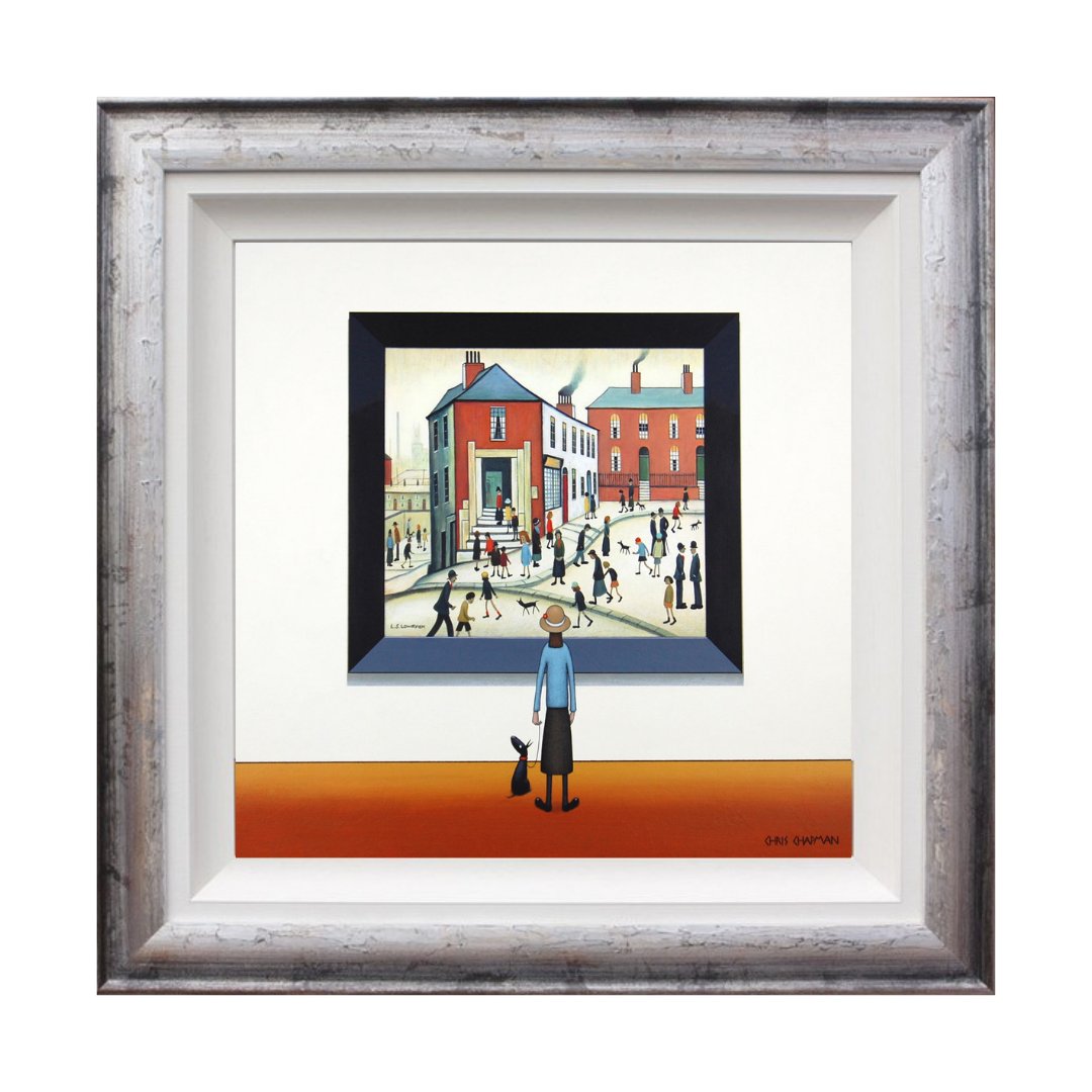 Chris Chapman "L.S.Lowryish"- Original painting.