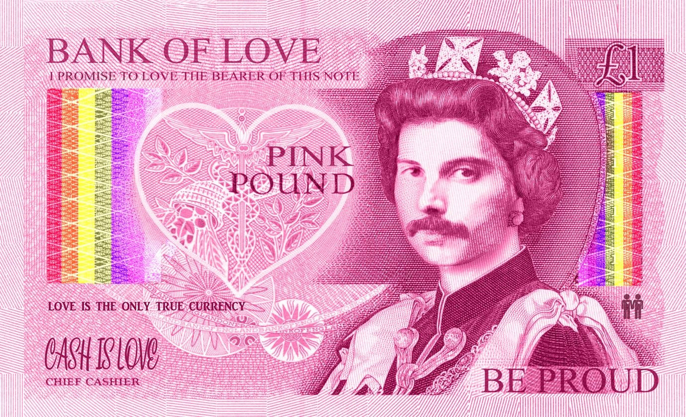 DIRTY HANS - BANK OF LOVE Limited Edition Fine Art on paper