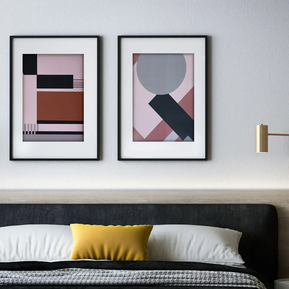 Geometric-Prints-set-of-two