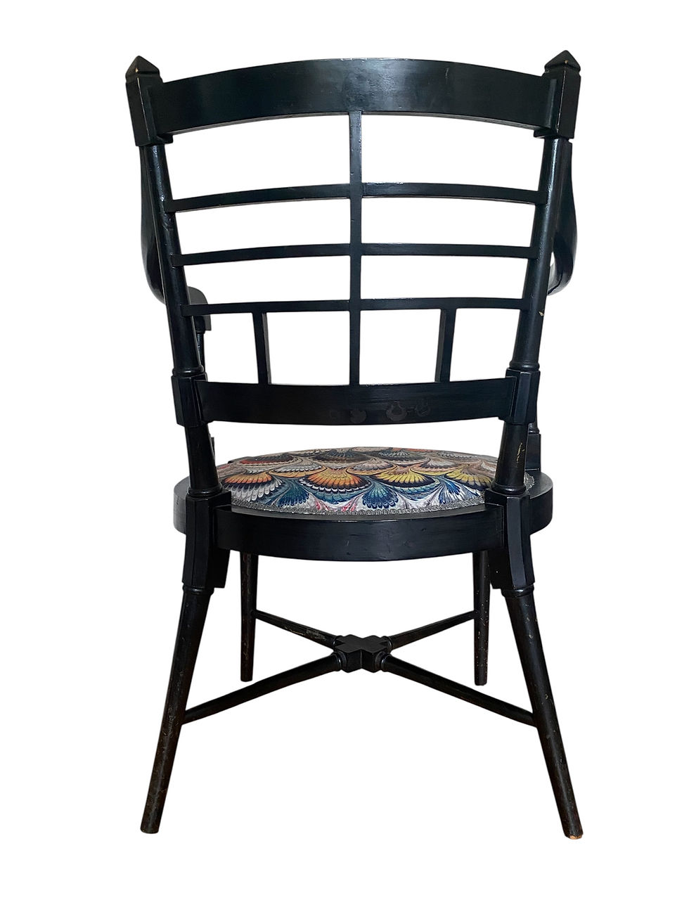Thumbnail: Antique E W Godwin Old English Jacobean Chair c1880 