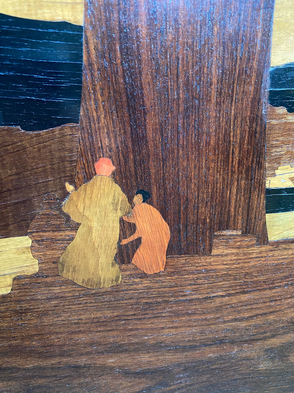 Thumbnail: Rowley Gallery Marquetry Screen Elijah Albert Cox