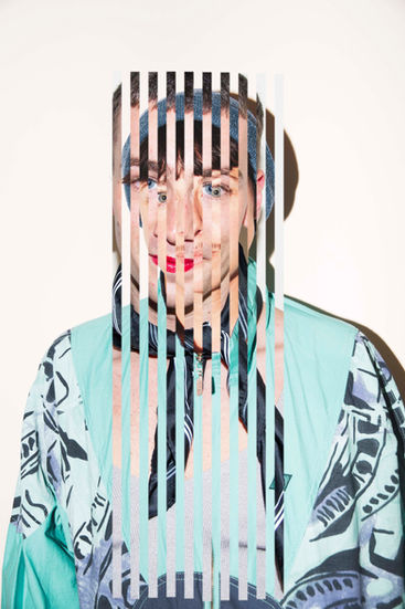 Images of "masculine" women and "feminine" men's faces are combined to mix genders.