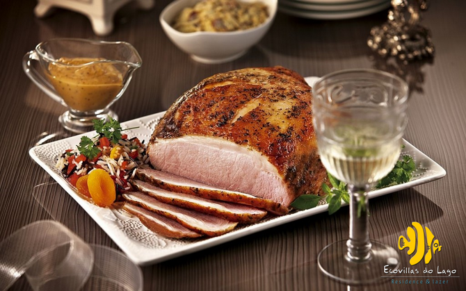 Receita de pernil para o réveillon.