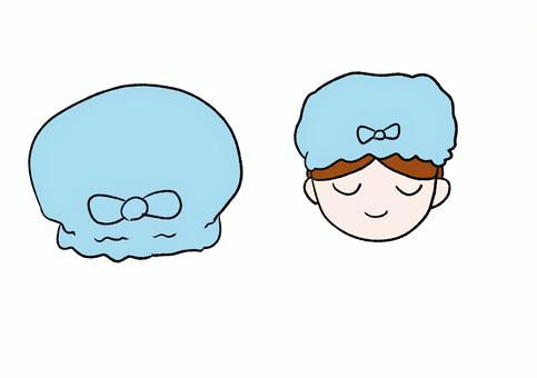 頭が濡れてるときこんなのをかぶるよ