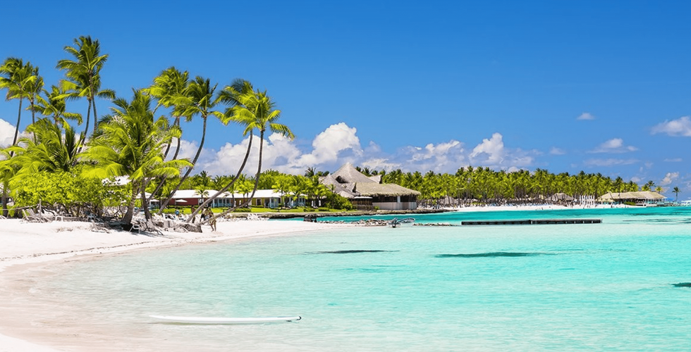 Playa Cortecito Republica Dominicana beach palmeras