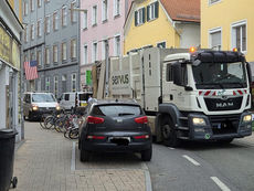 Schönaugasse: Einbahndrehung als „Halloween”