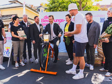 Strampeln bis der Smoothie fertig ist