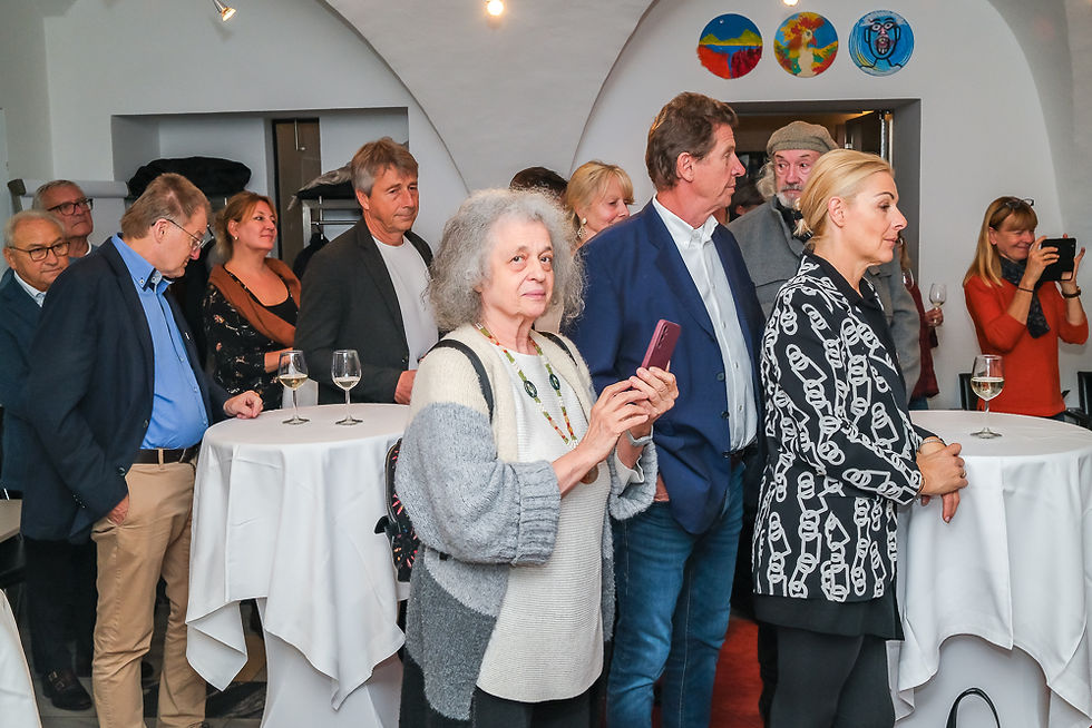 Treffen Wirtschaft, Kultur und Experte, u. a. Alois Paul (l.I, Franz Krainer (m.) und (mit Kappe) Peter Kofler. (Foto: Christine Kipper)