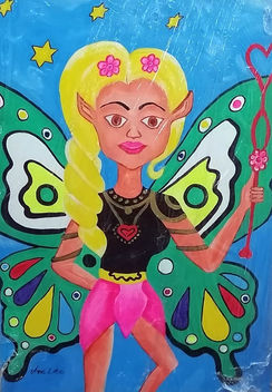 Mista Sobre Tela - Ana Lopes Idade: 10 Anos / Orientadora: Pemba
