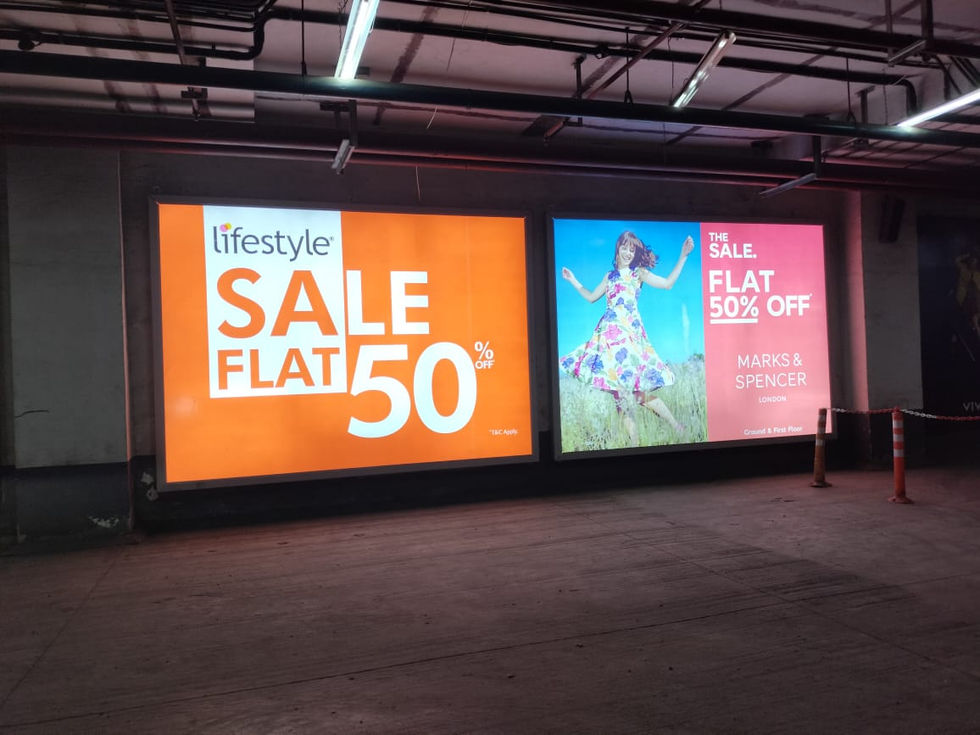 Vivianna Mall, Thane Lightboxes by Signext Display Systems