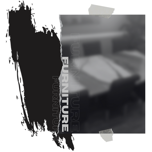 Epoxy Dining Room Table in gray scale