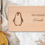 Miniaturbild: Vesperbrett - Penguin,  Hier krümelt, personalisiert