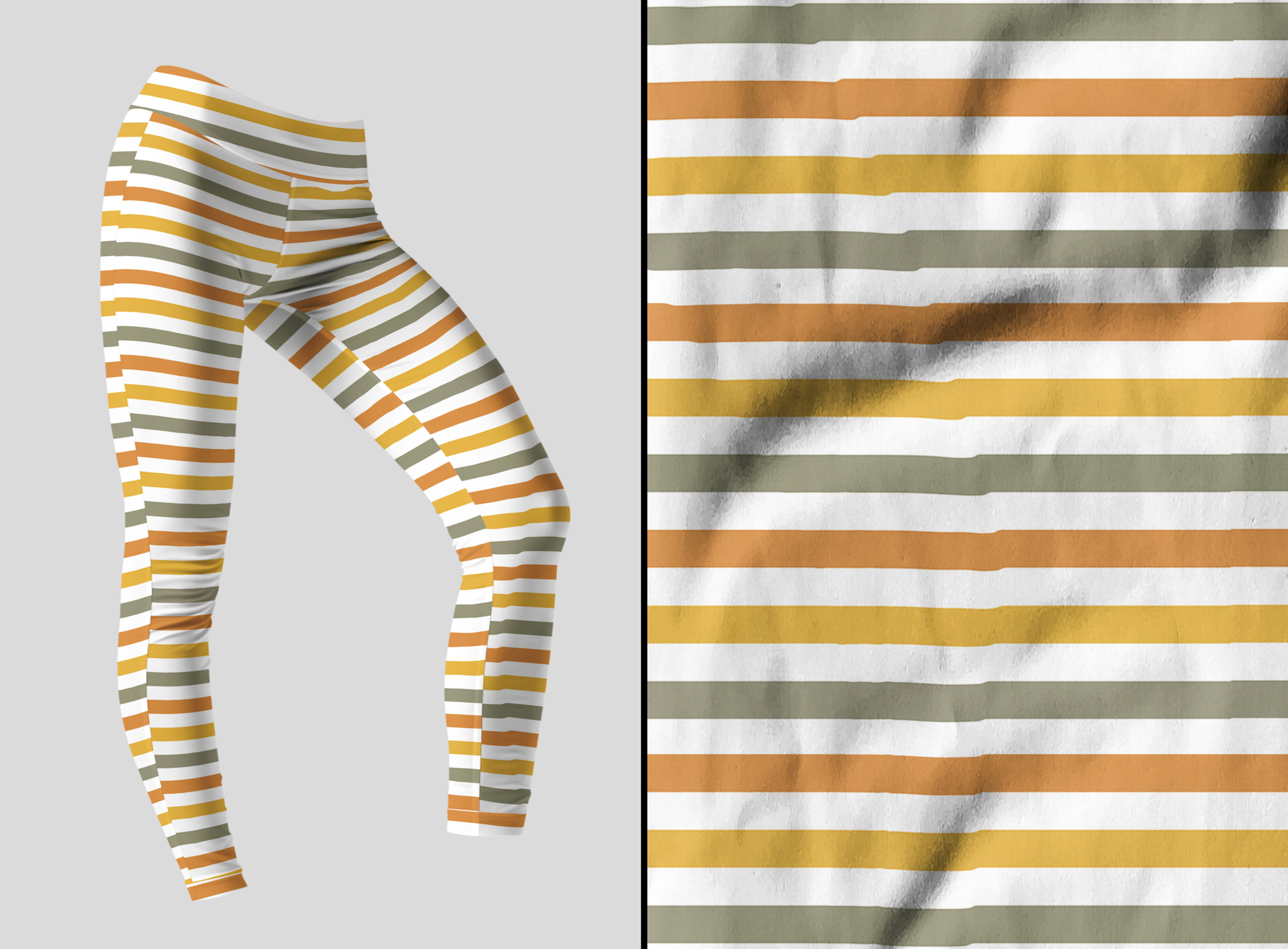 Sportlycra - Streifen Löwenfreunde