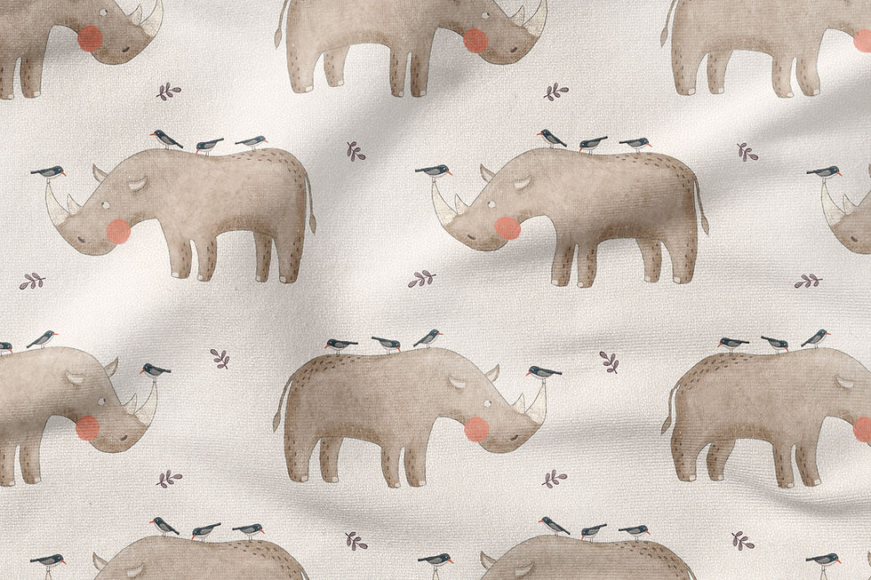 French Terry - My Friend Rhino