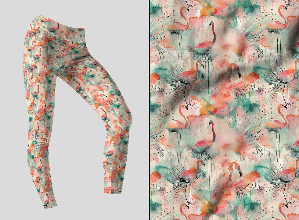 Miniaturbild: Sportlycra - Flamingo