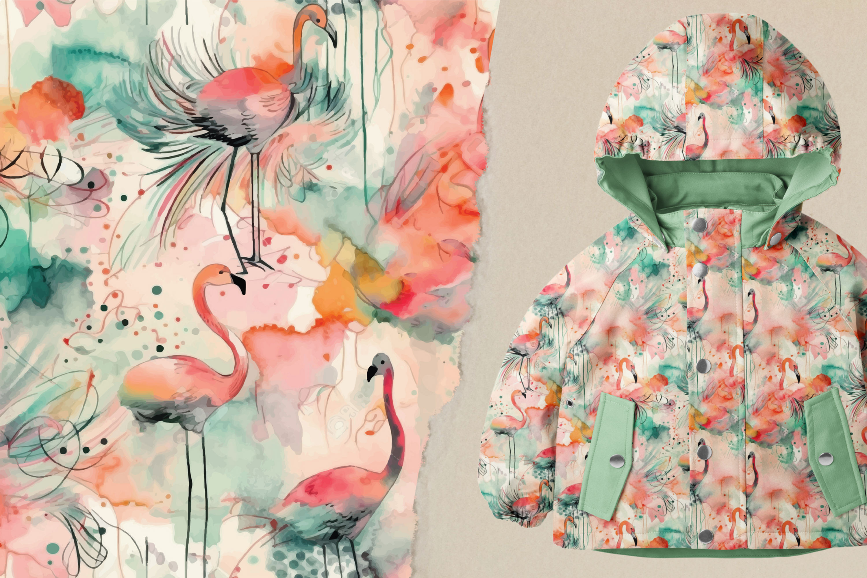 Softshell - Flamingos