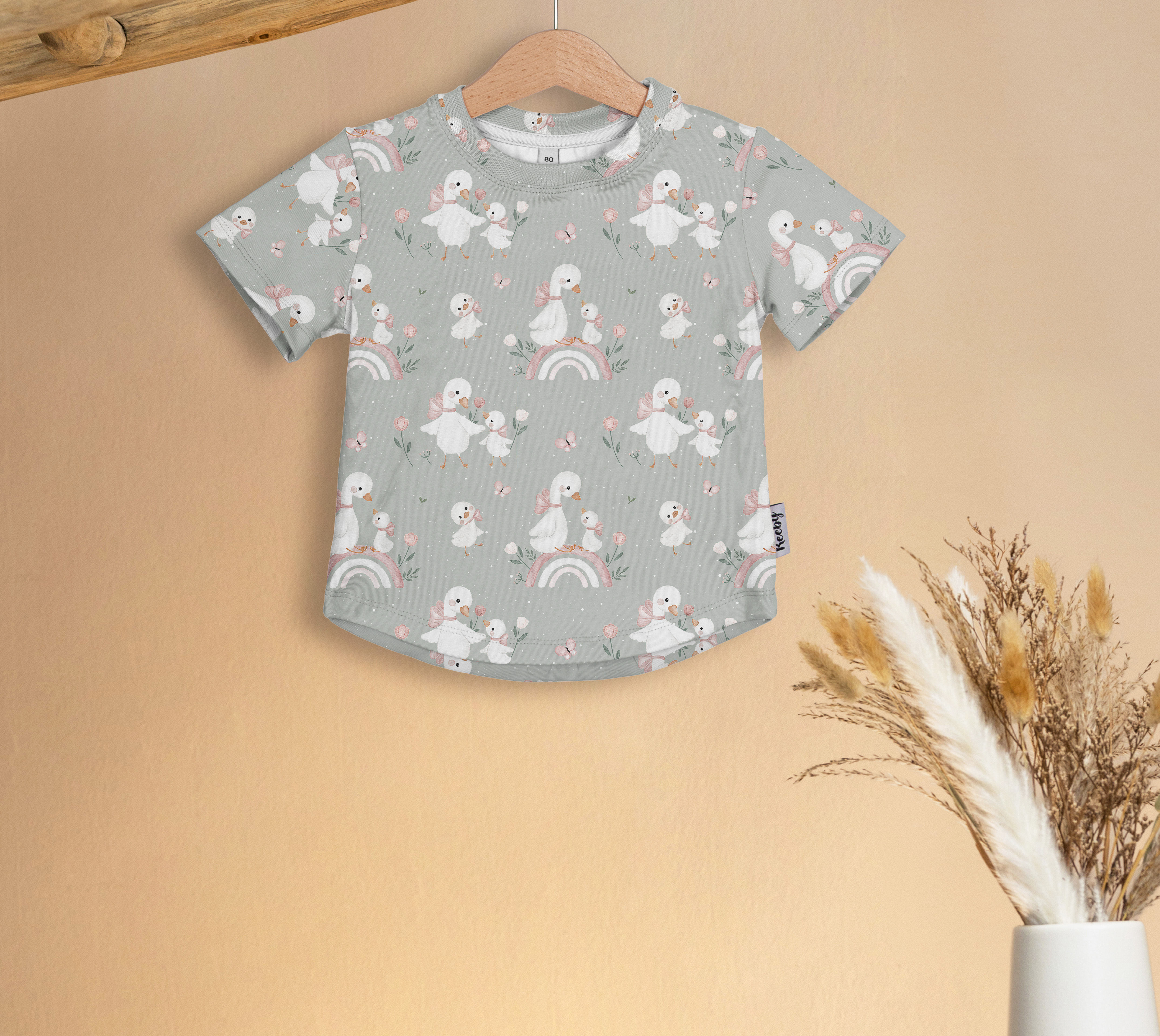 Basic Shirt | Gans im Glück | Größe 50 -164