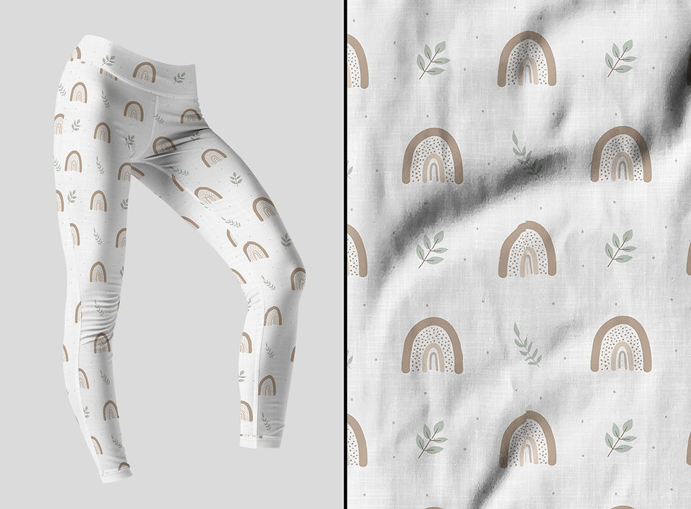 Miniaturbild: Sportlycra - Dotty Rainbows